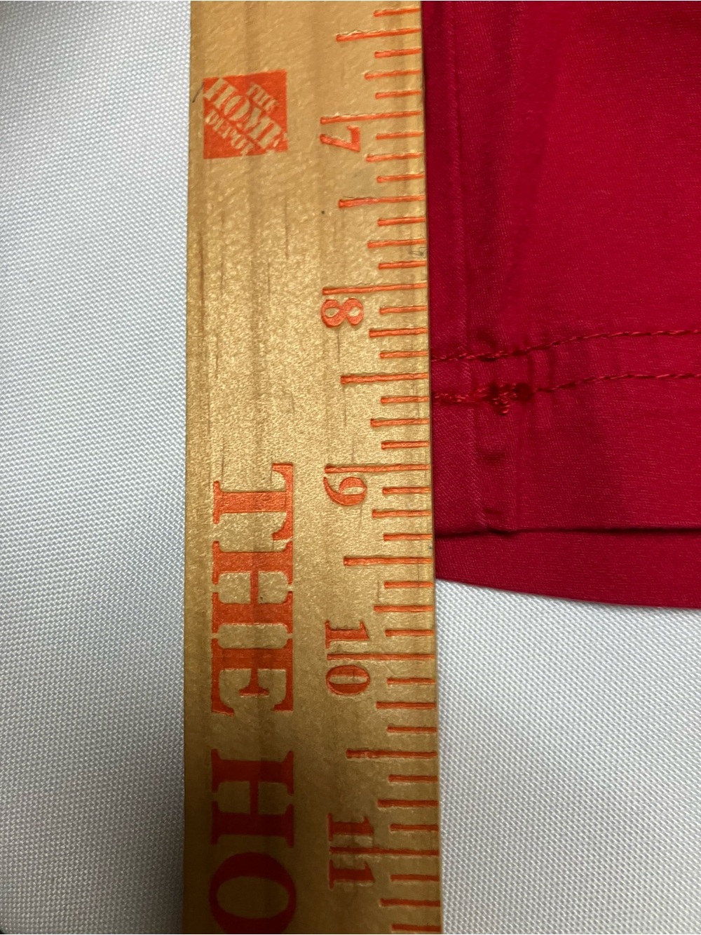 Karen Scott Bright Red Stretch Bermuda Shorts - Picture 8 of 8